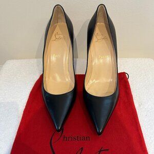 NEW CHRISTIAN LOUBOUTIN Apostrophy Pump Heels; Black; Size 39 (US 9.5)